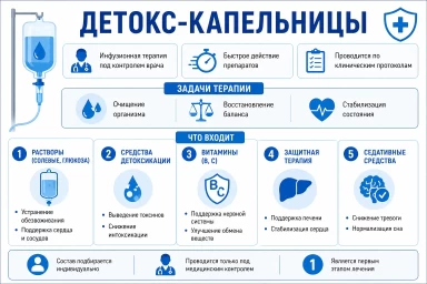 Капельница от наркотиков на дому в Донецке